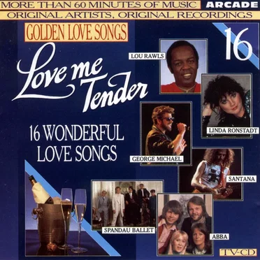 Golden Love Songs, Volume 16: Love Me Tender by Various Artists - album cover