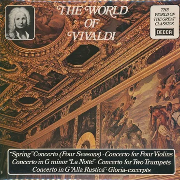 The World of Vivaldi by Various Artists - album cover