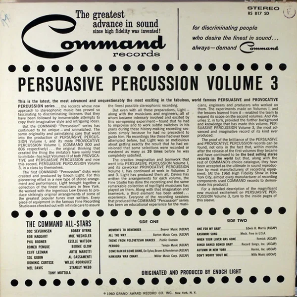Persuasive Percussion, Volume 3