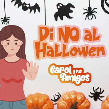 Di no al Halloween calabaza sin dulce
