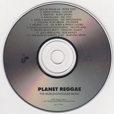 Planet Reggae - The World of Reggae Music by Various Artists - album cover