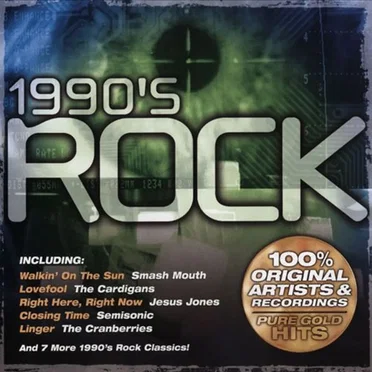 1990's Rock by Various Artists - album cover