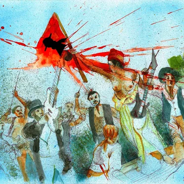 La revolución de la alegoría by Feliz Grises - album cover