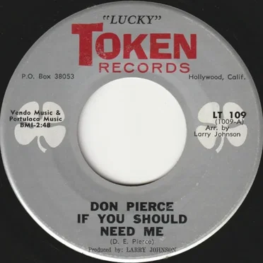 If You Should Need Me / Going Back Home by Don Pierce - album cover