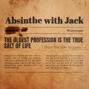 Absinthe With Jack by Bloody Holly and the Ricketz - album cover
