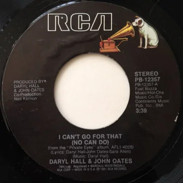 I Can’t Go for That (No Can Do)