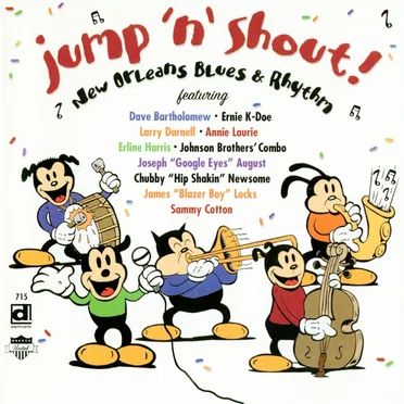 Jump 'n' Shout New Orleans Blues & Rhythm by Various Artists - album cover