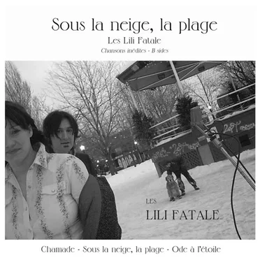 Sous la neige, la plage