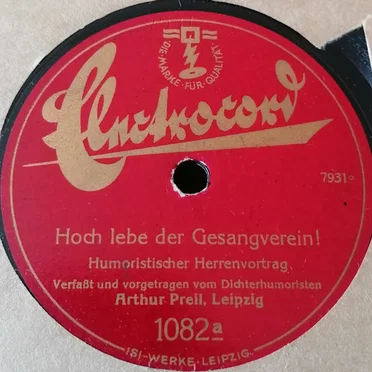 Hoch lebe der Gesangsverein! / Der Kientopp ist eine Himmelsmacht!