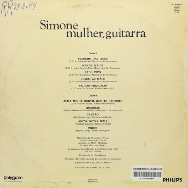 Mulher, guitarra