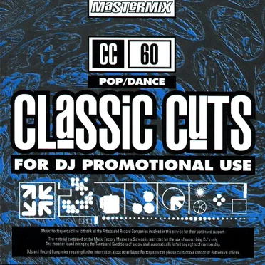 Mastermix Classic Cuts 60: Pop / Dance by Various Artists - album cover