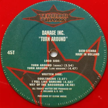 Turn Around by Damage Inc. - album cover