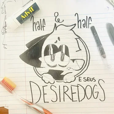 girlish by half & half and the desire dogs - album cover