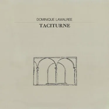 Taciturne by Dominique Lawalrée - album cover