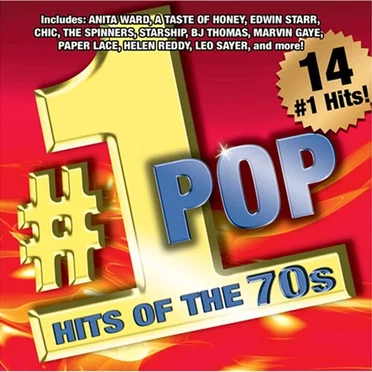 #1 Pop Hits of the 70s by Various Artists - album cover