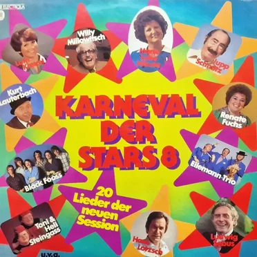 Karneval der Stars 8: 20 Lieder der neuen Session by Various Artists - album cover