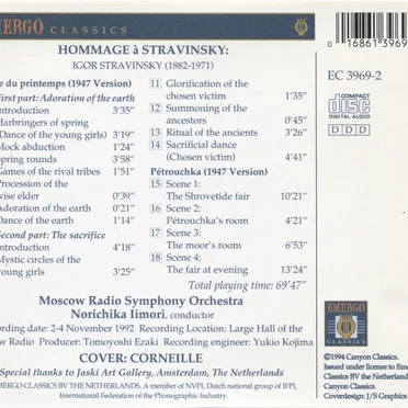 Hommage à Stravinsky