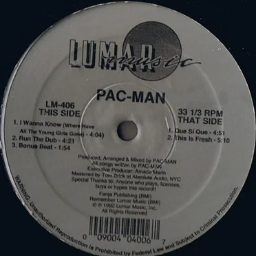 I Wanna Know (Where Have All the Young Girls Gone) by Pac-Man - album cover