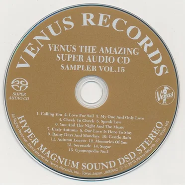 Venus The Amazing Super Audio CD Sampler Vol.15 by Various Artists - album cover